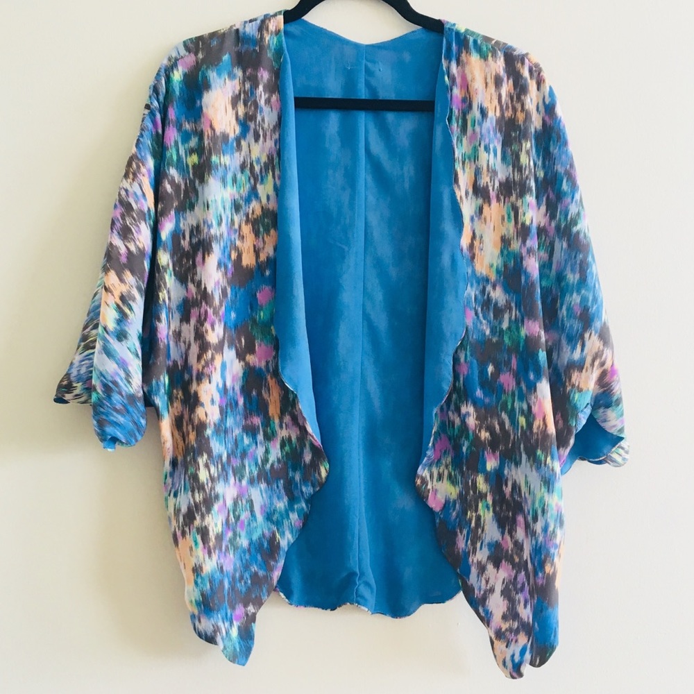 Flowy blouse style jacket